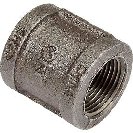 Anvil International 810080408 3/4 In. Black Malleable Coupling 150 PSI Lead Free image.