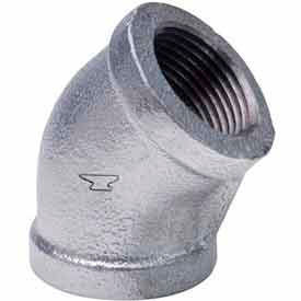 Anvil International 811023811 1 In Galvanized Malleable 45 Degree Elbow 150 PSI Lead Free image.