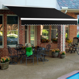 Awntech Destin-LX Retractable Awning Right Motor 16W x 10D x 10"H Black 