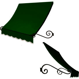 Awntech ECH1836-7F Window/Entry Awning 7-3/8'W x 1-1/2'H x 3'D Forest Green Awntech ECH1836-7F Window/Entry Awning 7-3/8'W x 1-1/2'H x 3'D Forest Green