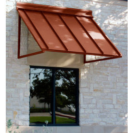 Awntech Houstonian Standing Seam 3-11/16W x 2H x 3D Awning Copper 