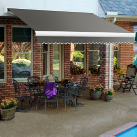 Awntech Key West Retractable Awning Right Motor 12W x 10D x 10"H Gray 