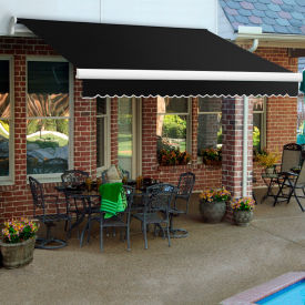Awntech Maui-LX Retractable Awning Left Motor 12W x 10D x 10"H Black 