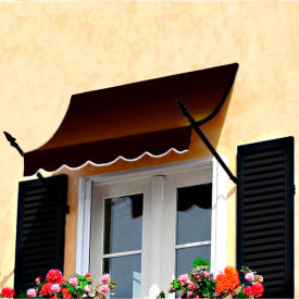 Awntech NO21-10BRN Spear Arm Awning 10-3/8'W x 2-9/16'H x 1-5/16'D Brown Awntech NO21-10BRN Spear Arm Awning 10-3/8'W x 2-9/16'H x 1-5/16'D Brown