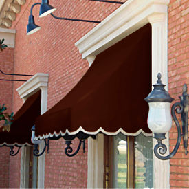 Awntech NT33-5BRN Window/Entry Awning 5-3/8'W x 3-11/16'H x 3'D Brown Awntech NT33-5BRN Window/Entry Awning 5-3/8'W x 3-11/16'H x 3'D Brown