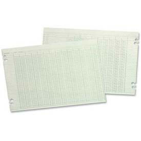 Acco/Wilson Jones G5024 Wilson Jones® Columnar Pad, 11" x 17", 24 Columns, 36 Lines, Green, 100 Sheets/Pad image.