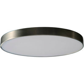 Amax® Convex Edgeless 5" LED Flush Mount 9W 600 Lumens 120 - 277V Brush Nickel 
