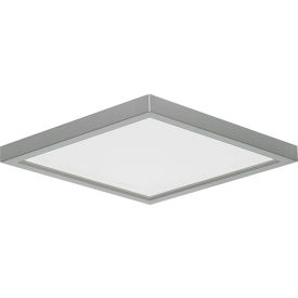 Amax® 9" LED Square Platter Light 18.5W 1200 Lumens 120V Brush Nickel 