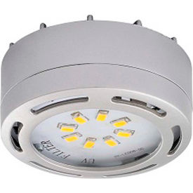 Amax Lighting LEDPL1-NKL LED Puck Light 4W 3000 CCT 360 Lumens 82 CRI Nickel 