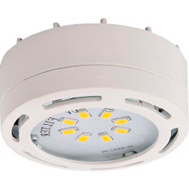 Amax Lighting, Inc LEDPL1-WHT Amax Lighting LEDPL1-WHT LED Puck Light, 4W, 3000 CCT, 360 Lumens, 82 CRI, White image.