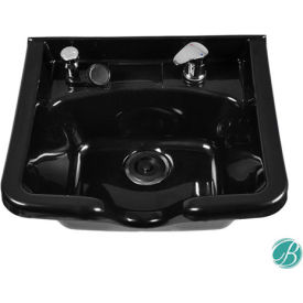 AYC Group Camden Shampoo Bowl Salon Sink - ABS Plastic - Black AYC Group Camden Shampoo Bowl Salon Sink - ABS Plastic - Black