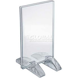 Global Approved 132731 Vertical/Horizontal Dual-Stand Sign Holder, 3.5