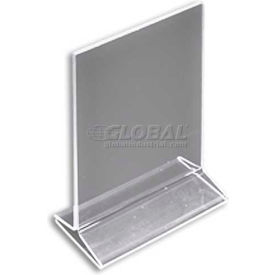 Azar International 142711 Global Approved 142711 Vertical Top Load Acrylic Sign Holder, 5.5" x 8.5" - Pkg Qty 10 image.