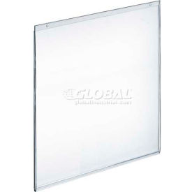 Azar International 162728 Global Approved 162728 Vertical Wall Mount Acrylic Sign Holder, 17" x 22", Acrylic - Pkg Qty 10 image.