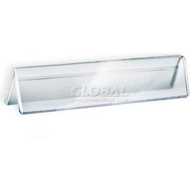 Azar International 192802 Global Approved 192802 Acrylic Two-Sided Nameplate, 8.5" x 2", Acrylic - Pkg Qty 10 image.
