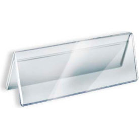 Azar International 192805 Global Approved 192805 Acrylic Two-Sided Nameplate, 8.5" x 3", Acrylic - Pkg Qty 10 image.