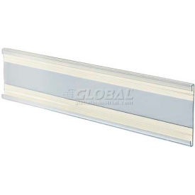 Azar International 199607 Global Approved 199607 Adhesive-Back C-Channel Nameplate, 6" x 2", Acrylic - Pkg Qty 10 image.