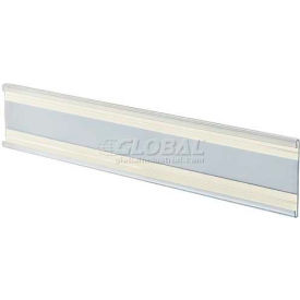 Azar International 199608 Global Approved 199608 Adhesive-Back C-Channel Nameplate, 8.5" x 2", Acrylic - Pkg Qty 10 image.