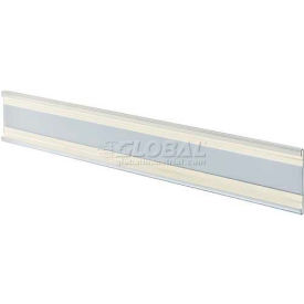 Azar International 199609 Global Approved 199609 Adhesive-Back C-Channel Nameplate, 11" x 2", Acrylic - Pkg Qty 10 image.