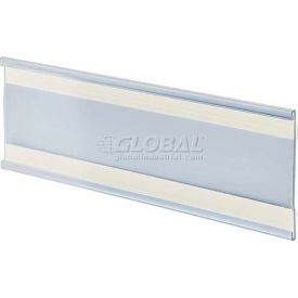 Azar International 199610 Global Approved 199610 Adhesive-Back C-Channel Nameplate, 6" x 3", Acrylic - Pkg Qty 10 image.