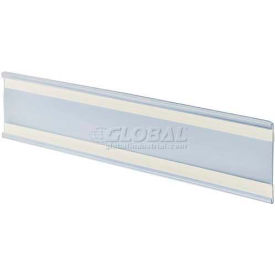 Azar International 199612 Global Approved 199612 Adhesive-Back C-Channel Nameplate, 11" x 3", Acrylic - Pkg Qty 10 image.