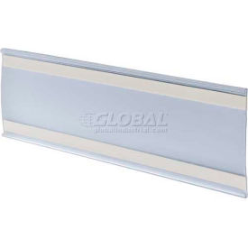 Azar International 199615 Global Approved 199615 Adhesive-Back C-Channel Nameplate, 11" x 4", Acrylic - Pkg Qty 10 image.