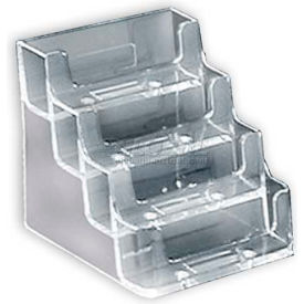 Global Approved 252004 4-Tier Business Card Holder, 3.625 Global Approved 252004 4-Tier Business Card Holder, 3.625
