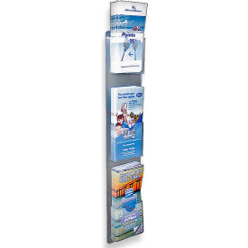 Global Approved 252065, Wall Mount Brochure HLR W/3 Pockets, 5.5
