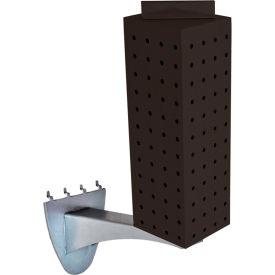 Global Approved 700231-BLK, Four-sided Pegboard Tower W/ Extension, 4