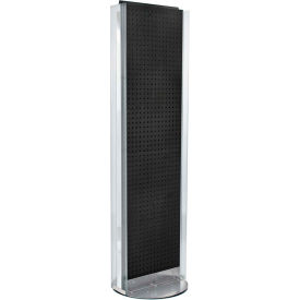 Global Approved 700256-BLK, Pegboard Floor Stand W/5