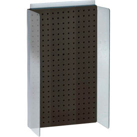 Azar International 700355-BLK Global Approved 700355-BLK, Pegboard Powerwing Display, 13.5"W x 22"H, BK, 1 Pc image.