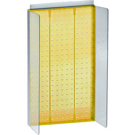 Azar International 700355-YEL Global Approved 700355-YEL, Pegboard Powerwing Display, 13.5"W x 22"H, YL, 1 Pc image.