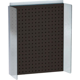 Azar International 700357-BLK Global Approved 700357-BLK, Pegboard Powerwing Display, 16"W x 20.25"H, BK, 1 Pc image.
