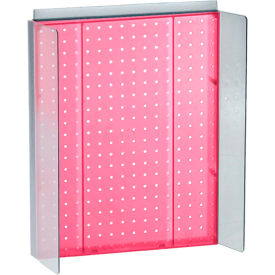 Azar International 700357-PNK Global Approved 700357-PNK, Pegboard Powerwing Display, 16"W x 20.25"H, PK, 1 Pc image.