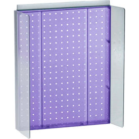 Azar International 700357-PUR Global Approved 700357-PUR, Pegboard Powerwing Display, 16"W x 20.25"H, PL, 1 Pc image.