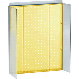 Azar International 700357-YEL Global Approved 700357-YEL, Pegboard Powerwing Display, 16"W x 20.25"H, YL, 1 Pc image.