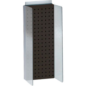 Azar International 700359-BLK Global Approved 700359-BLK, Pegboard Powerwing Display, 8"W x 20.625"H, BK, 1 Pc image.