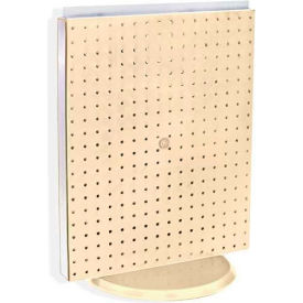 Azar International 700500-ALM Global Approved 700500-ALM Pegboard Countertop Display, 16" x 20", Almond Solid ,1 Piece image.