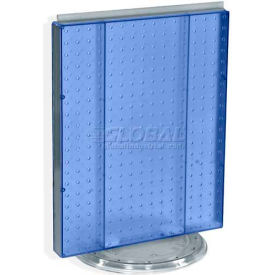 Azar International 700500-BLU Global Approved 700500-BLU Pegboard Countertop Display, 16" x 20", Blue Opaque ,1 Piece image.