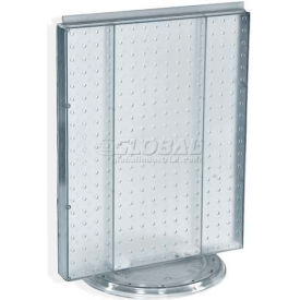 Azar International 700500-CLR Global Approved 700500-CLR Pegboard Countertop Display, 16" x 20", Clear Opaque ,1 Piece image.