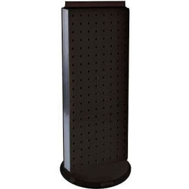 Azar International 700508-BLK Global Approved 700508-BLK Revolving Pegboard Countertop Display Unit, 8" x 20", Black ,1 Piece image.