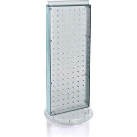 Azar International 700508-CLR Global Approved 700508-CLR Revolving Pegboard Countertop Display Unit, 8" x 20", Clear ,1 Piece image.