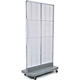 Azar International 700732-CLR Global Approved 700732-CLR, Pegboard Floor Display, 32"W x 60"H, CLR, 1 Pc image.