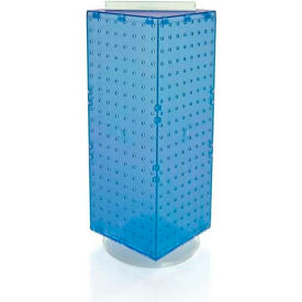 Azar International 703385-BLU Global Approved 703385-BLU Interlocking Pegboard Countertop Display, 8" x 20", Blue ,1 Piece image.