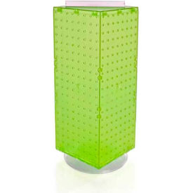 Azar International 703385-GRE Global Approved 703385-GRE Interlocking Pegboard Countertop Display, 8" x 20", Green ,1 Piece image.