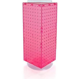 Azar International 703385-PNK Global Approved 703385-PNK Interlocking Pegboard Countertop Display, 8" x 20", Pink ,1 Piece image.