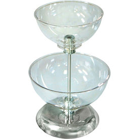 Global Approved 720202, Two-Tier Countertop Bowl Display, 10