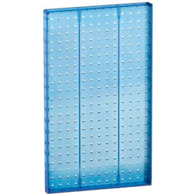 Azar International 771322-BLU Global Approved 771322-BLU Pegboard Wall Panel, 13.5" x 22", Blue Opaque - Pkg Qty 2 image.