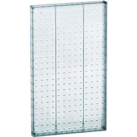 Azar International 771322-CLR Global Approved 771322-CLR Pegboard Wall Panel, 13.5" x 22", Clear Opaque - Pkg Qty 2 image.