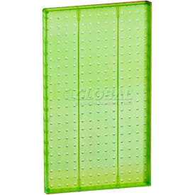 Azar International 771322-GRE Global Approved 771322-GRE Pegboard Wall Panel, 13.5" x 22", Green Opaque - Pkg Qty 2 image.